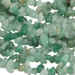 30"-32" Natural Green Aventurine Chips Beads 6mm - 8mm - 32 inch Strand Gemstone Beads