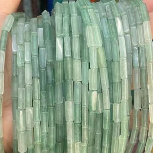 4x13mm Natural Square Aventurine Loose Beads, Aventurine Square Nugget Beads,wholesale Loose Beads Supply,one Strand 15"