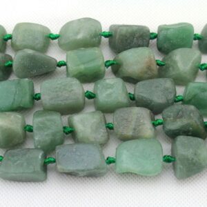 Chunky Aventurine Beads, green Nugget Stone Beads, center Drilled Rough Stone, large Hole Gemstone Beads, Jewelry Making Beads - 15.5inch - js002 Chunky Aventurine Beads, green Nugget Stone Beads, center Drilled Rough Stone, large Hole Gemstone Beads, Jewelry Making Beads - 15.5inch - js002