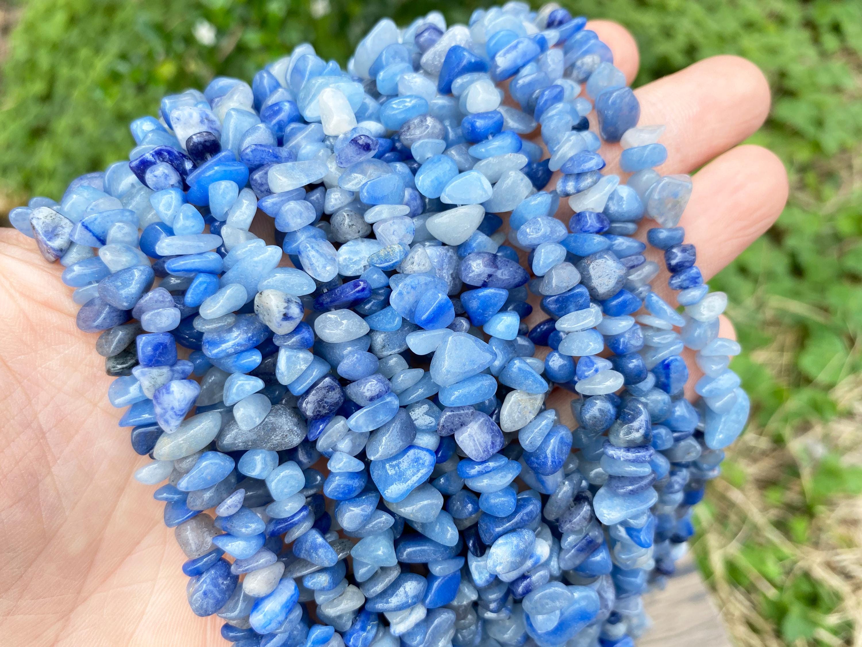 Full 32' Natural Blue Aventurine 5~10mm Size Chip Beads,bracelets/neckalce For Jewelry Making Beads,gemstone Freeform Chip Nugget Beads.