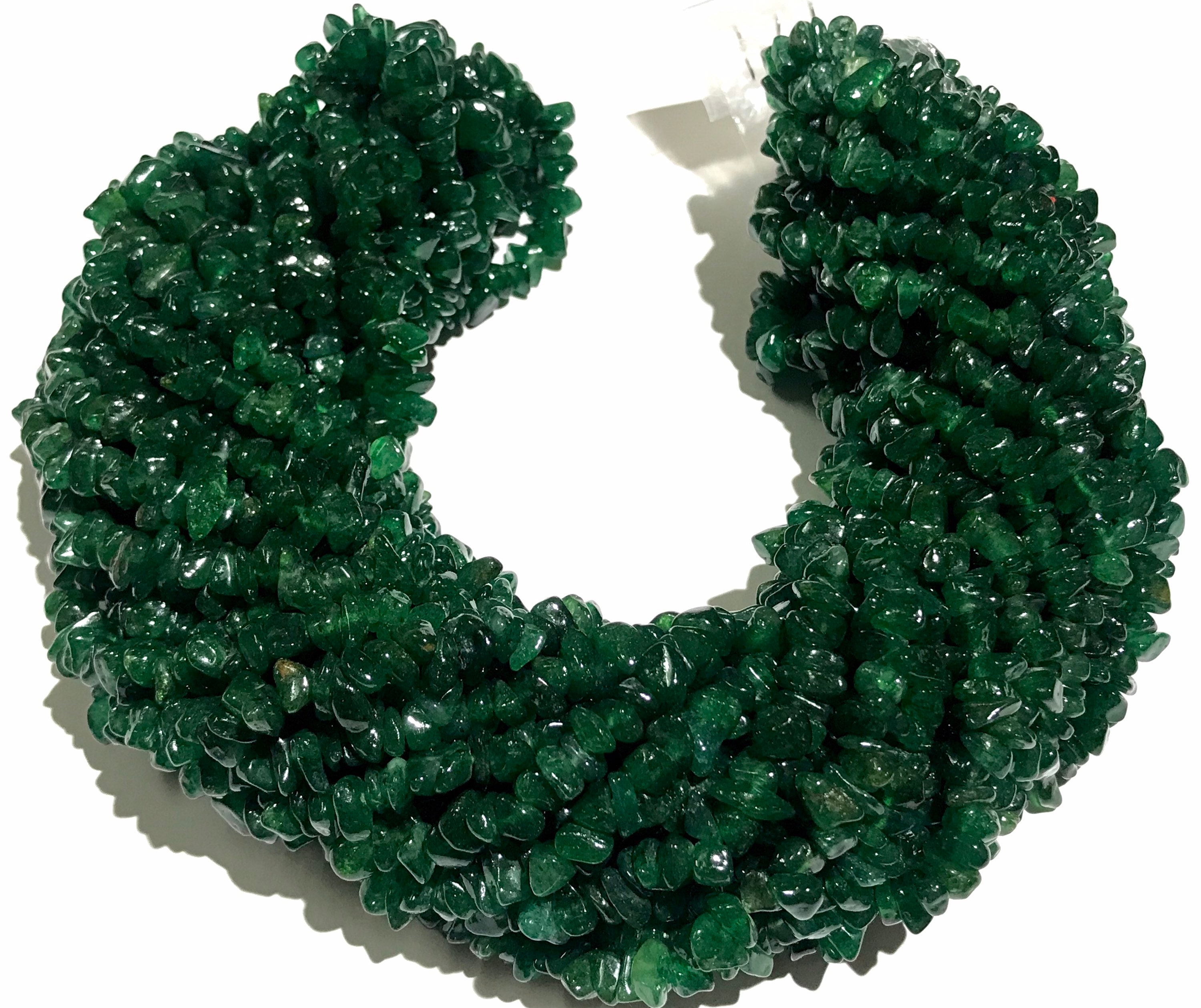 Juicy Green Aventurine 9 Strands Chips/aaa+ Quality Aventurine Gemstone Beads/natural 36” Aventurine 9 Strands/sold At 9 Strands 36”/unique