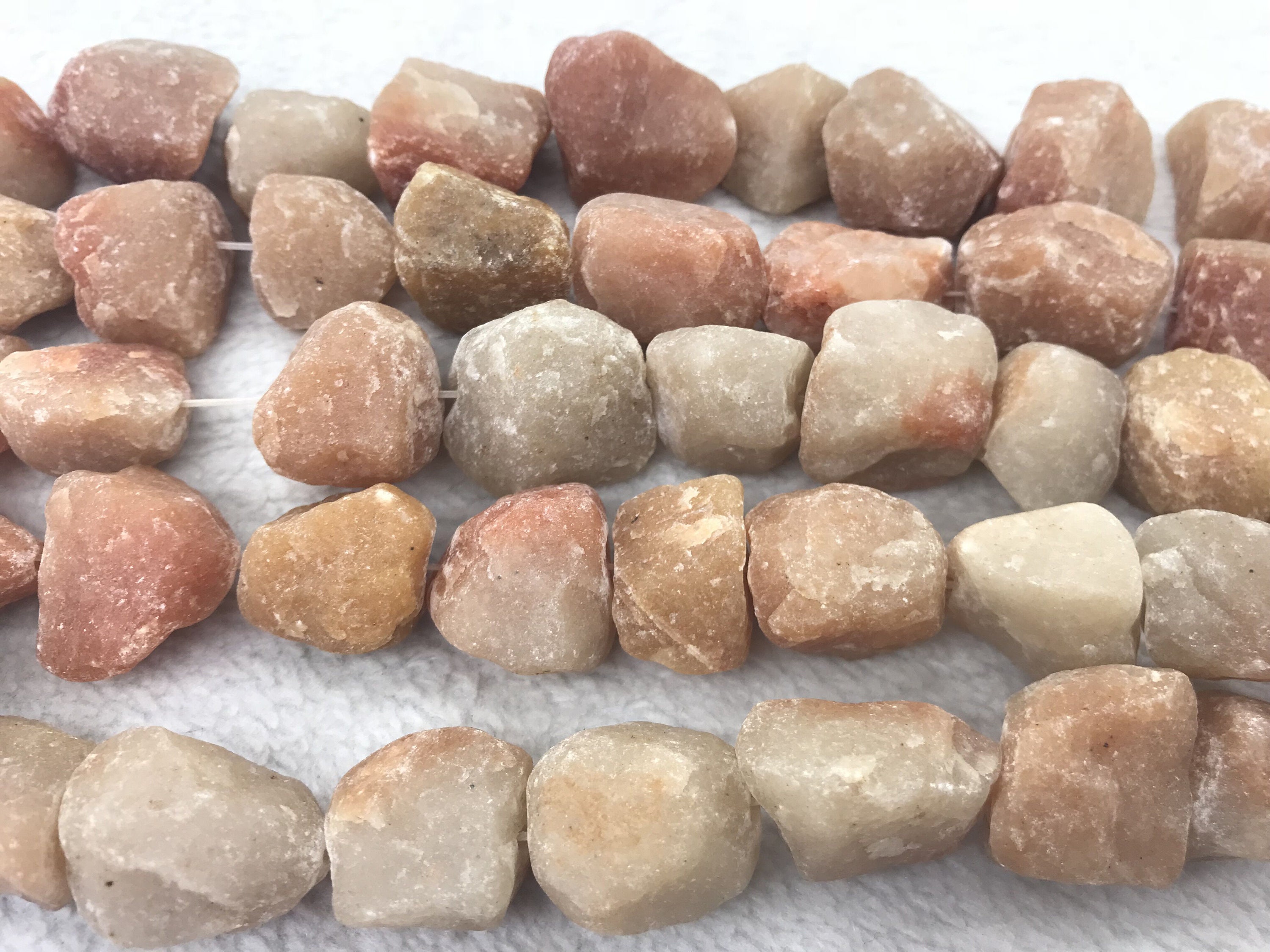 Natural Aventurine 18-25mm Raw Nuggets Genuine Loose Red Freeshape Beads 15 Inch Jewelry Supply Bracelet Necklace Material Support
