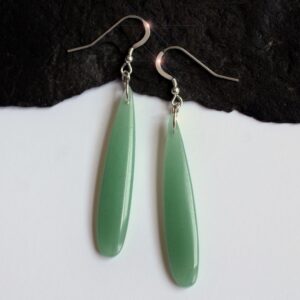 Fresh Mint - Aventurine And Sterling Silver Earrings
