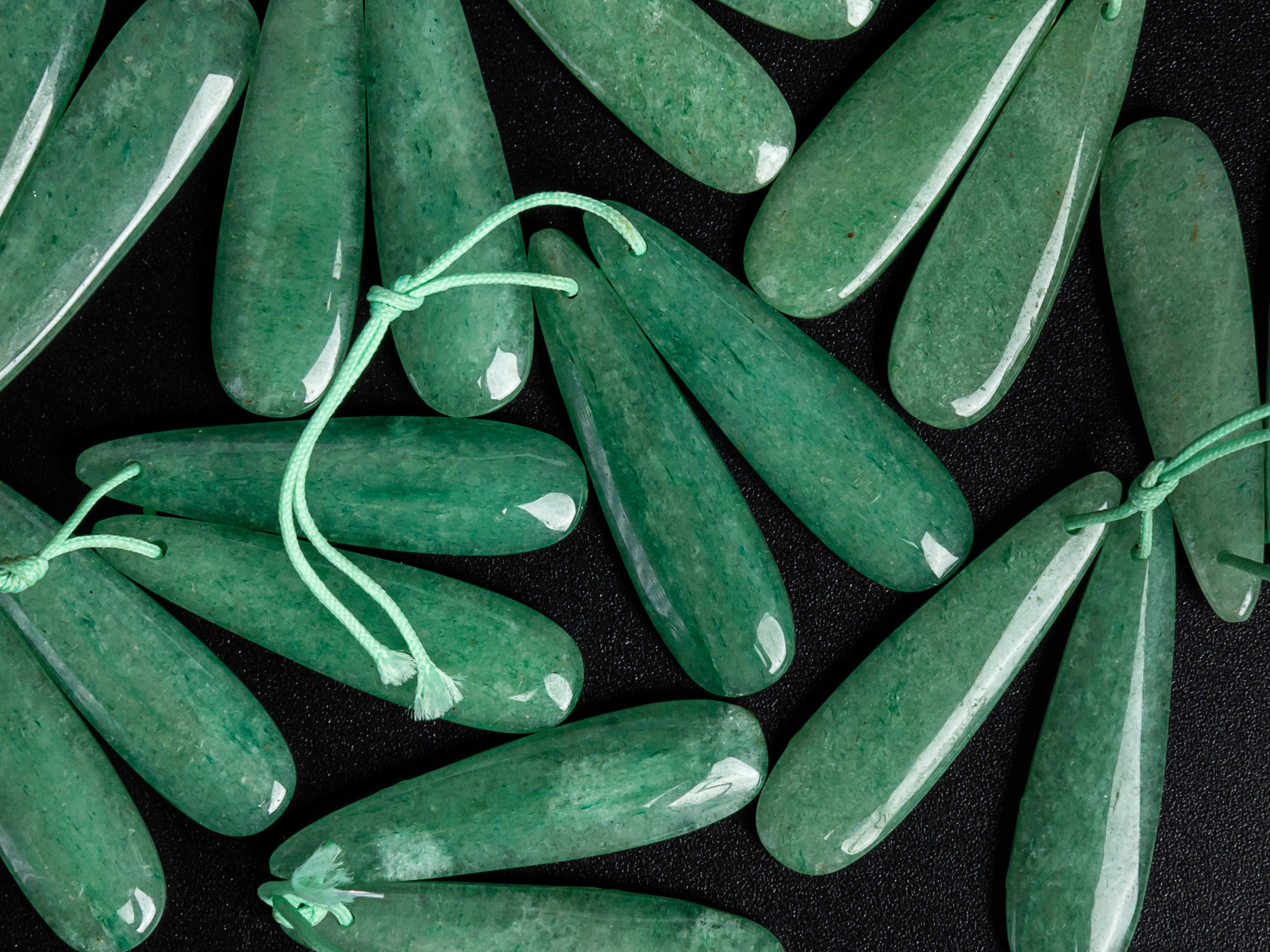 Natural Green Aventurine Earring Pairs-teardrop Aventurine Top Drilled Cabochon Gemstone Earring Bead Pair Natural Green Aventurine Earring Pairs-teardrop Aventurine Top Drilled Cabochon Gemstone Earring Bead Pair