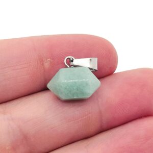 Aventurine Point Pendant - Crystal Pendant – Crystal Earring - Heling Gemstone - Jewelry Making Supplies - Nc1134