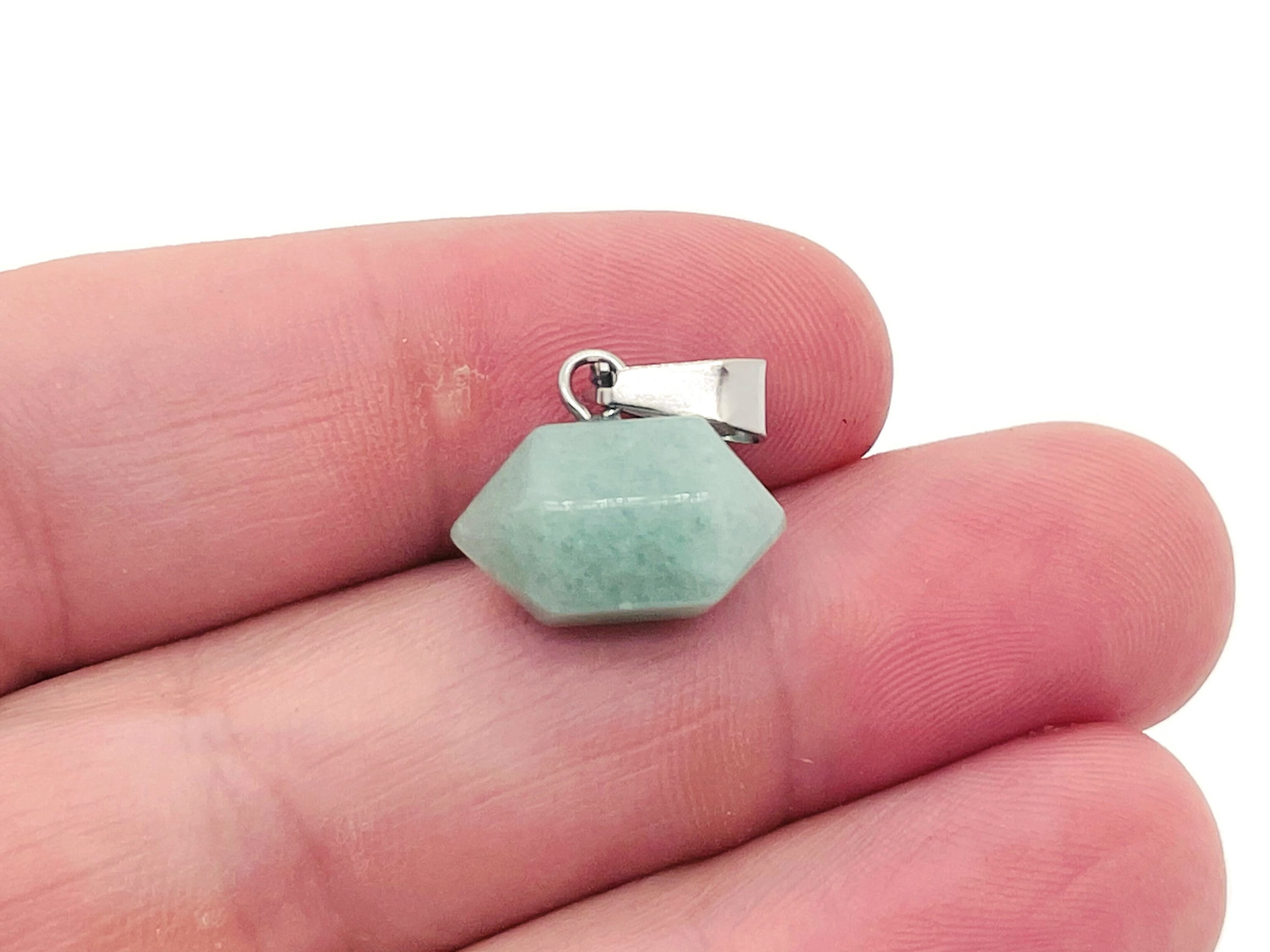 Aventurine Point Pendant - Crystal Pendant – Crystal Earring - Heling Gemstone - Jewelry Making Supplies - Nc1134