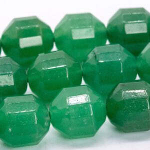 10x9MM Green Aventurine Beads Faceted Bicone Barrel Drum Grade AAA Genuine Natural Gemstone Loose Beads 15" / 7.5" Bulk Lot Options (115653) 10x9MM Green Aventurine Beads Faceted Bicone Barrel Drum Grade AAA Genuine Natural Gemstone Loose Beads 15" / 7.5" Bulk Lot Options (115653)