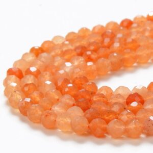 4mm Natural Orange Aventurine Gemstone Grade Aaa Micro Faceted Round Loose Beads 15 Inch Full Strand (80016237-p51) 4mm Natural Orange Aventurine Gemstone Grade Aaa Micro Faceted Round Loose Beads 15 Inch Full Strand (80016237-p51)
