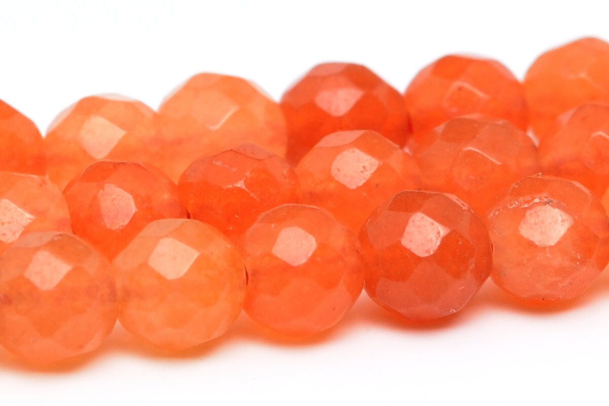 4mm Orange Aventurine Beads Grade Aaa Natural Gemstone Faceted Round Loose Beads 15"/ 7.5" Bulk Lot Options (100865) 4mm Orange Aventurine Beads Grade Aaa Natural Gemstone Faceted Round Loose Beads 15"/ 7.5" Bulk Lot Options (100865)
