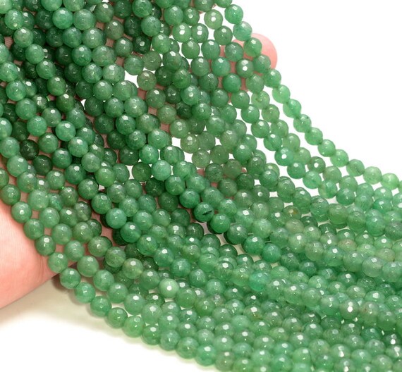 6mm Parsley Bunch Aventurine Gemstone Green Faceted Round Loose Beads 15.5 Inch Full Strand Lot 1,2,6,12 And 50 (90184148-355) 6mm Parsley Bunch Aventurine Gemstone Green Faceted Round Loose Beads 15.5 Inch Full Strand Lot 1,2,6,12 And 50 (90184148-355)
