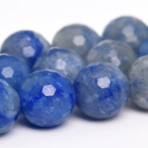 Blue Aventurine Beads Grade AAA Gemstone Micro Faceted Round Loose Beads 6MM 8MM 10MM Bulk Lot Options Blue Aventurine Beads Grade AAA Gemstone Micro Faceted Round Loose Beads 6MM 8MM 10MM Bulk Lot Options