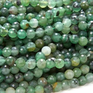 Natural Green Aventurine Gemstone Grade Aaa Micro Faceted Round 6mm 8mm Loose Beads (d113) Natural Green Aventurine Gemstone Grade Aaa Micro Faceted Round 6mm 8mm Loose Beads (d113)