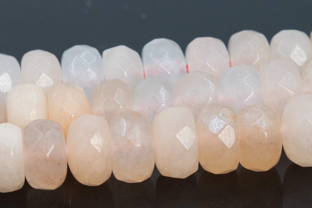 Pink Aventurine Beads Grade Aaa Gemstone Faceted Rondelle Loose Beads 8mm 10mm Bulk Lot Options