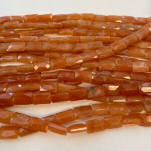 Red Aventurine 10x6x4mm Faceted Rectangle gemstone beads~ -15.5 inch strand Red Aventurine 10x6x4mm Faceted Rectangle gemstone beads~ -15.5 inch strand
