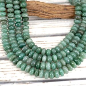 Green Aventurine 14-15mm Melon Beads (etb01797) Unique Jewelry/vintage Jewelry/gemstone Necklace