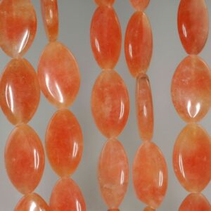 20x13mm Orange Aventurine Gemstone Grade Aa Marquise Oval Loose Beads 15.5 Inch Full Strand (90185433-858) 20x13mm Orange Aventurine Gemstone Grade Aa Marquise Oval Loose Beads 15.5 Inch Full Strand (90185433-858)