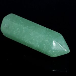 31x8mm Green Aventurine Gemstone Point Healing Chakra Hexagonal Point Focal Bead Bulk Lot 2,4,6,12 And 50 (90183767-368) 31x8mm Green Aventurine Gemstone Point Healing Chakra Hexagonal Point Focal Bead Bulk Lot 2,4,6,12 And 50 (90183767-368)