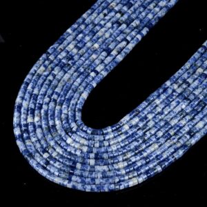 4x2mm Blue Aventurine Gemstone Heishi Discs Beads Loose Beads (p17) 4x2mm Blue Aventurine Gemstone Heishi Discs Beads Loose Beads (p17)