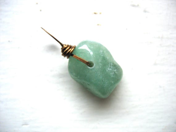 Green Aventurine Gemstone Pendant Necklace Jewelry Made In Usa