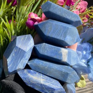 Blue Aventurine, Blue Aventurine Double Point, Qty. 1 Blue Aventurine, Blue Aventurine Double Point, Qty. 1