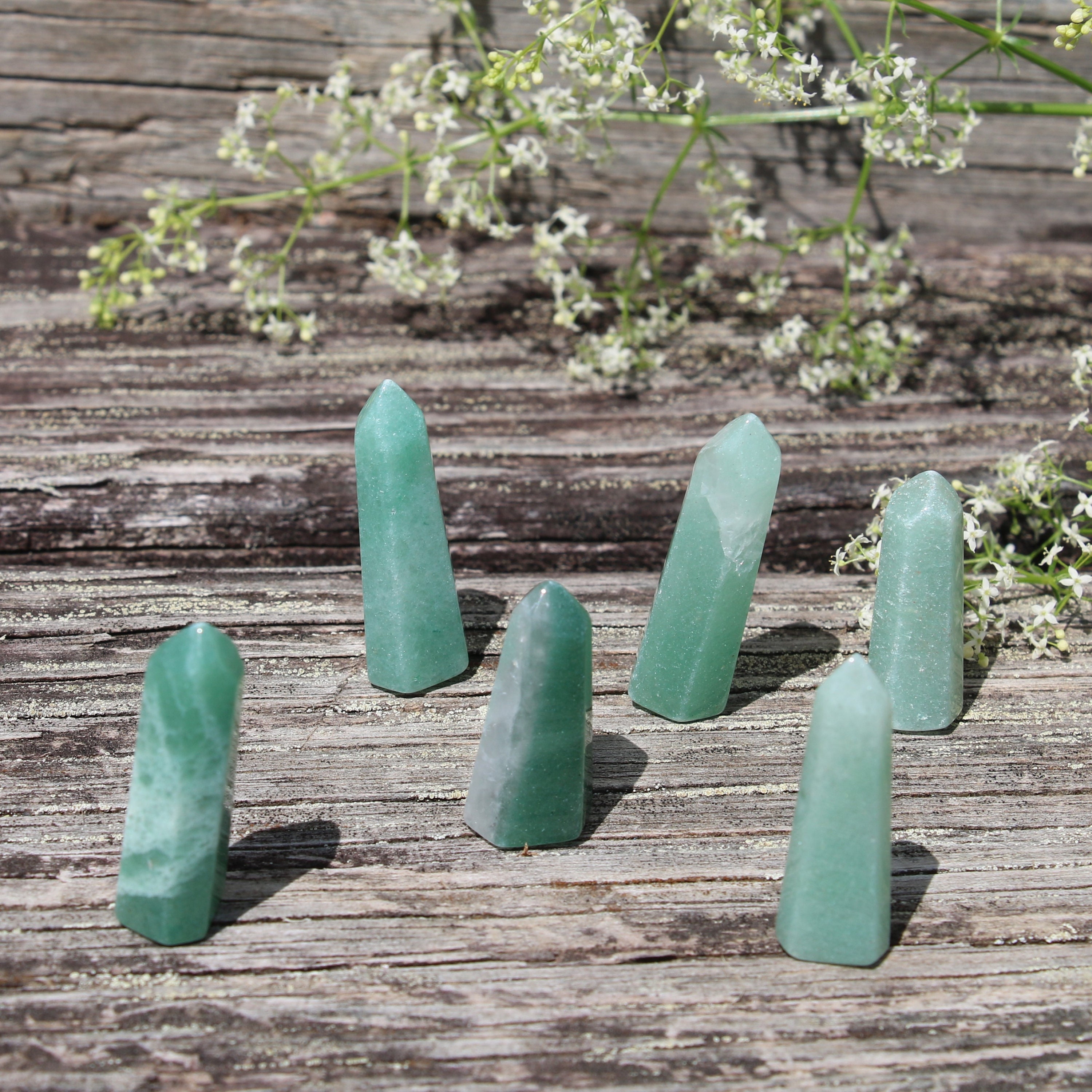 Green Aventurine Mini Tower