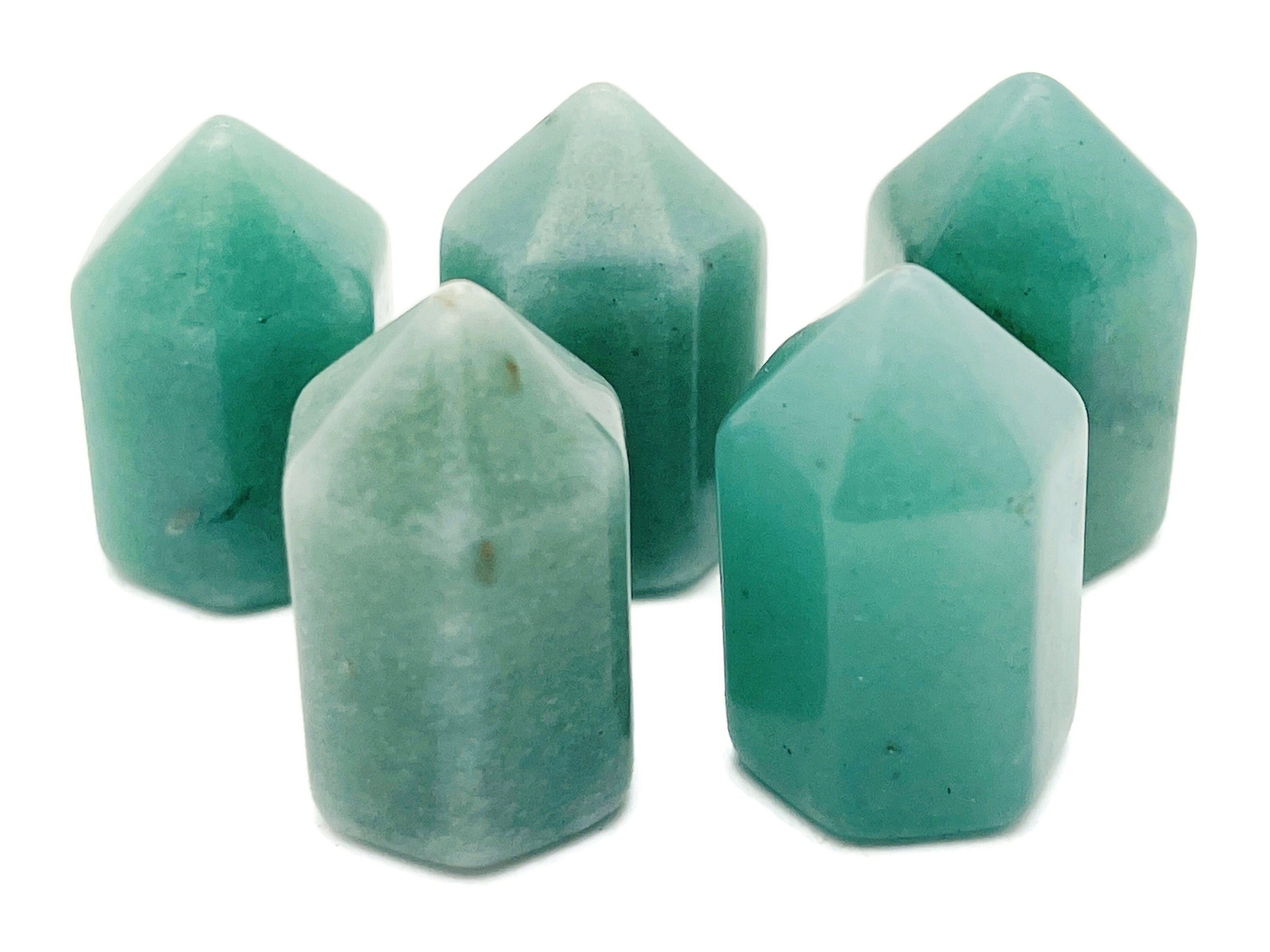 Aventurine Obelisk Tower – Gemstone Tower – Tower Crystal – Hand Carved Crystal Point – Healing Crystal – 25mm – Tw1081