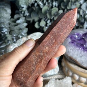 Red Aventurine Wand, 5 1/2” Red Aventurine Wand, 5 1/2”