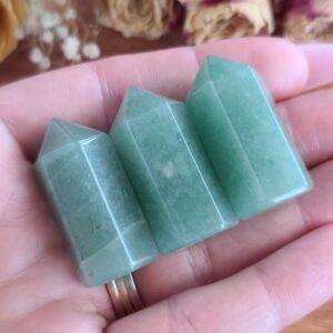 Small Aventurine Towers 1.3", Bulk Lots of Mini Crystal Points for Jewelry Making or Crystal Grids Small Aventurine Towers 1.3", Bulk Lots of Mini Crystal Points for Jewelry Making or Crystal Grids