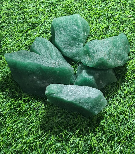 Raw Green Aventurine Crystal Lot (3.6 Lbs)