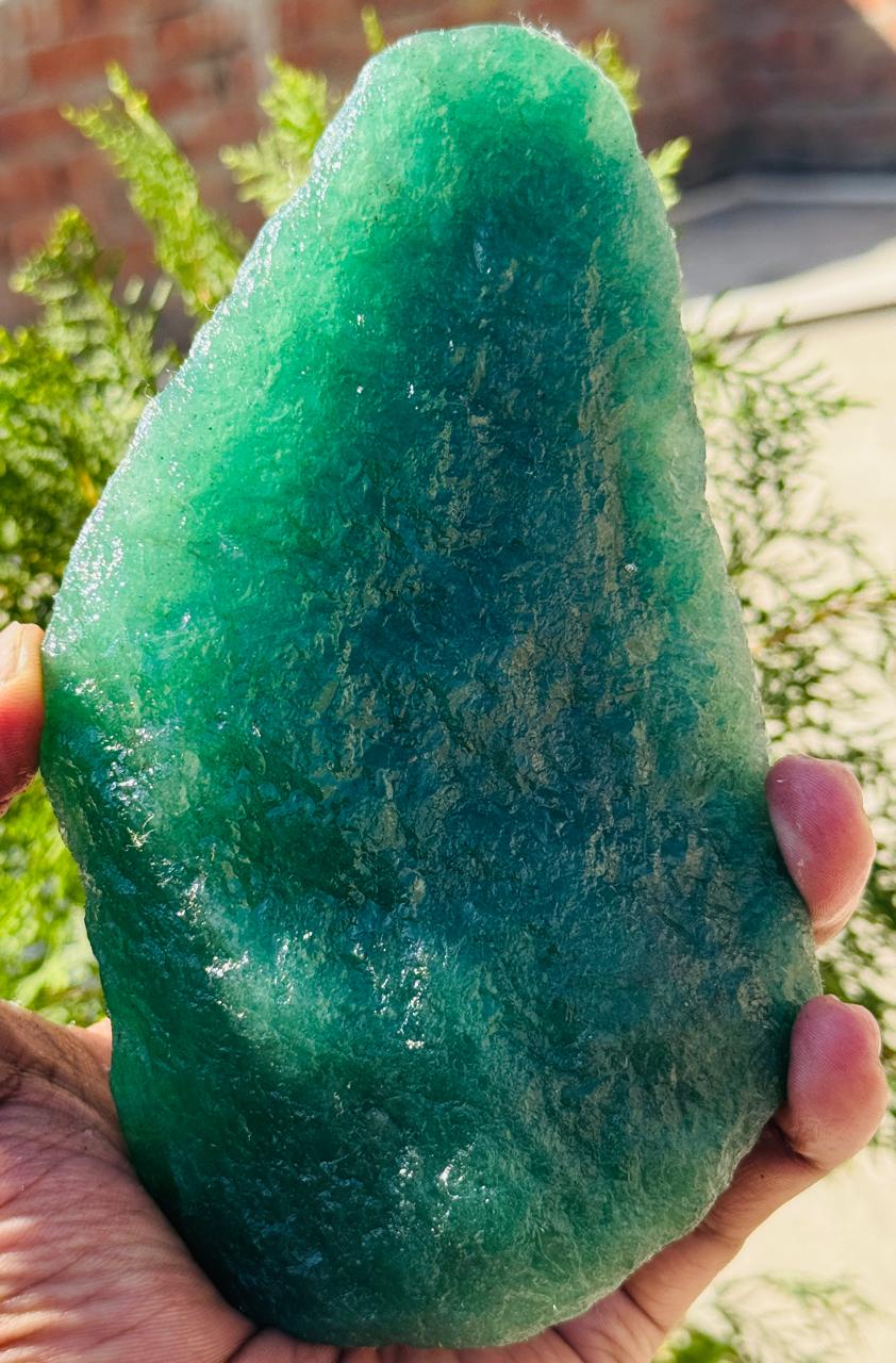 Green Aventurine Raw Rough Natural Healing Jewelery Making Manjifestation Stone1080 Gram