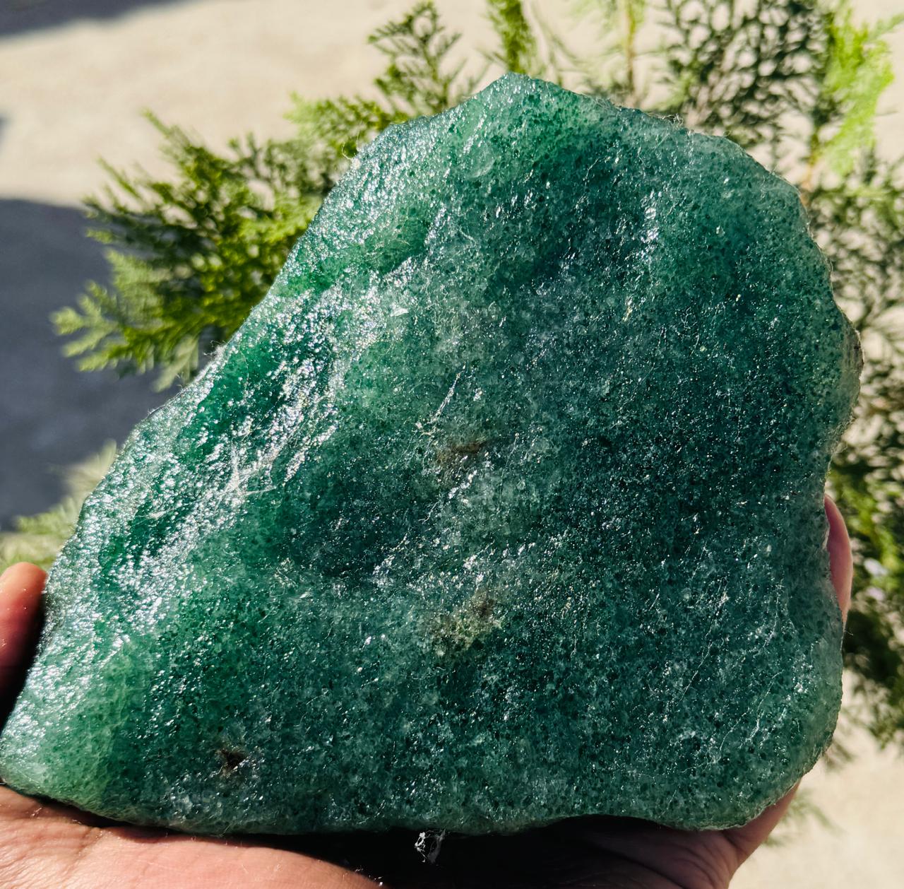 Green Aventurine Raw Rough Natural Healing Jewelery Making Manjifestation Stone1350 Gram