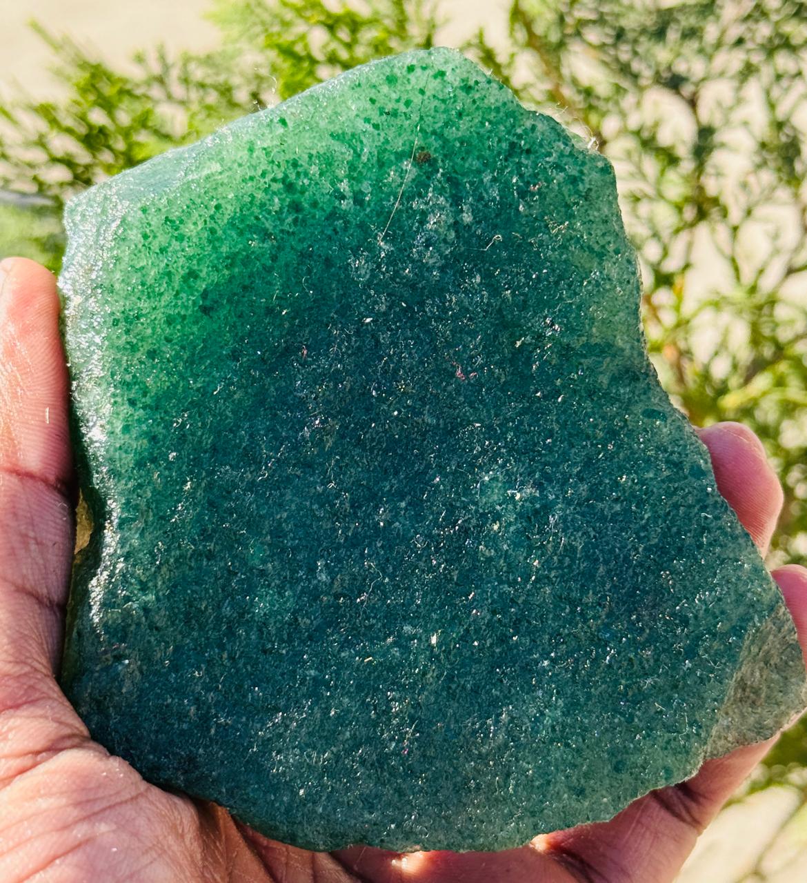 Green Aventurine Raw Rough Natural Healing Jewelery Making Manjifestation Stone 465 Gram