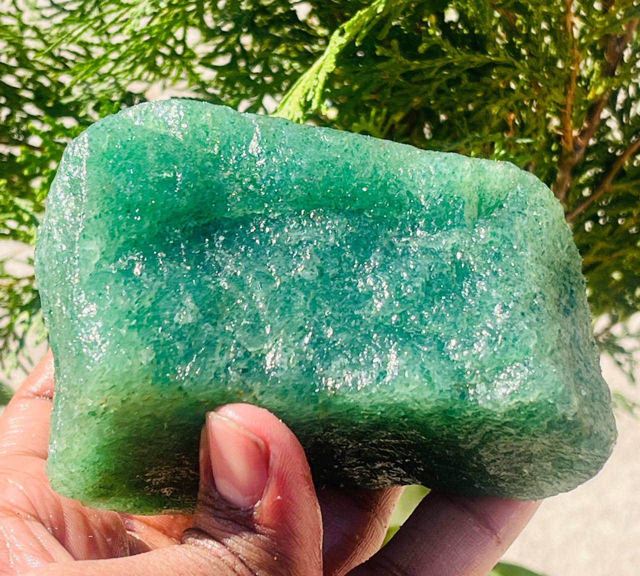 Green Aventurine Raw Rough Natural Healing Jewelery Making Manjifestation Stone 690gram