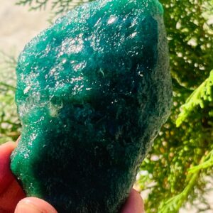 Green Aventurine Raw Rough Natural Healing Jewelery Making Manjifestation Stone 215gram