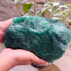 Green Aventurine Raw Rough Natural Healing Jewelery Making Manjifestation Stone 4.120kg
