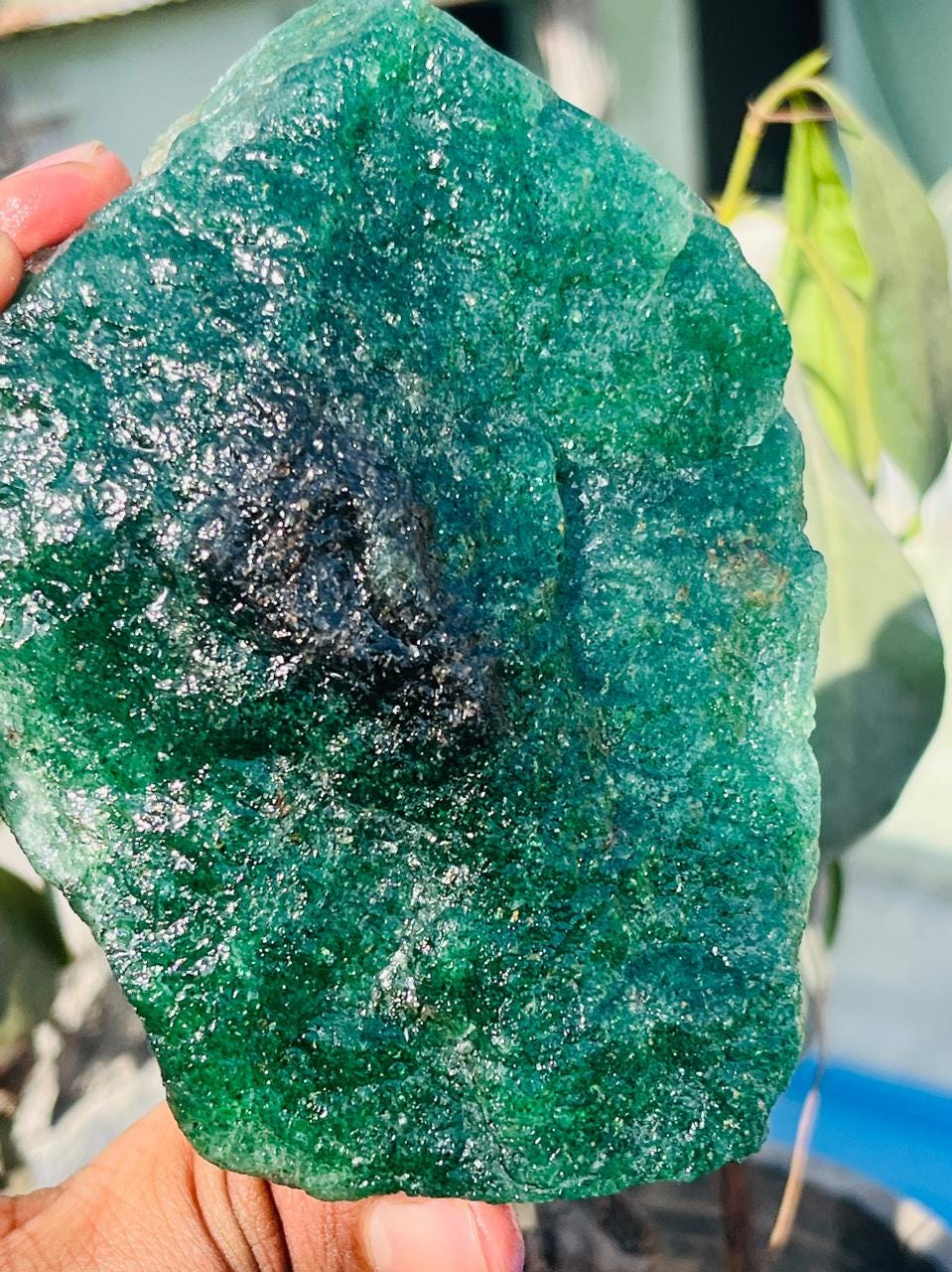 Green Aventurine Raw Rough Natural Healing Jewelery Making Manjifestation Stone 3100