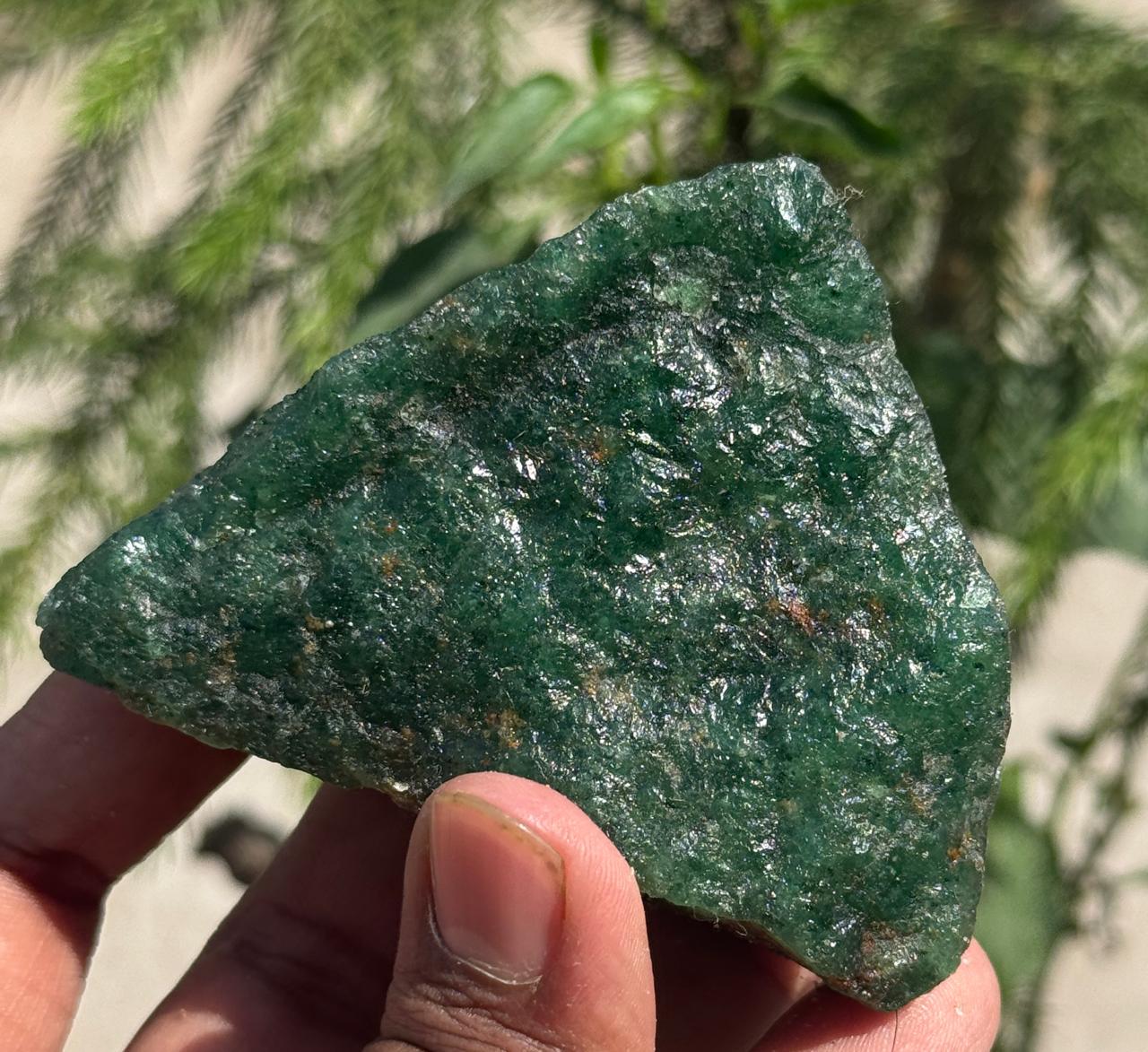 Green Aventurine Raw Rough Natural Healing Jewelery Making Manjifestation Stone 175 Gram