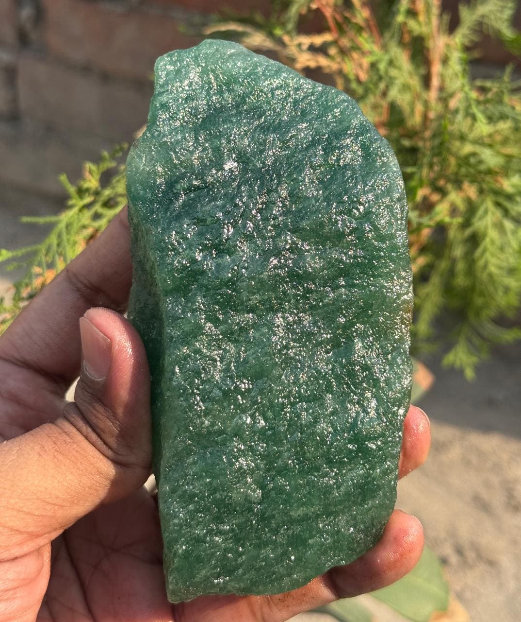 Green Aventurine Raw Rough Natural Healing Jewelery Making Manjifestation Stone 350gram