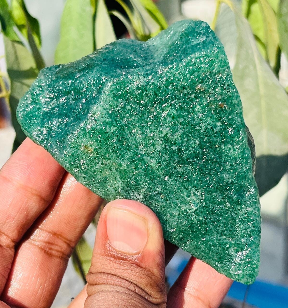 Green Aventurine Raw Rough Natural Healing Jewelery Making Manjifestation Stone 1250