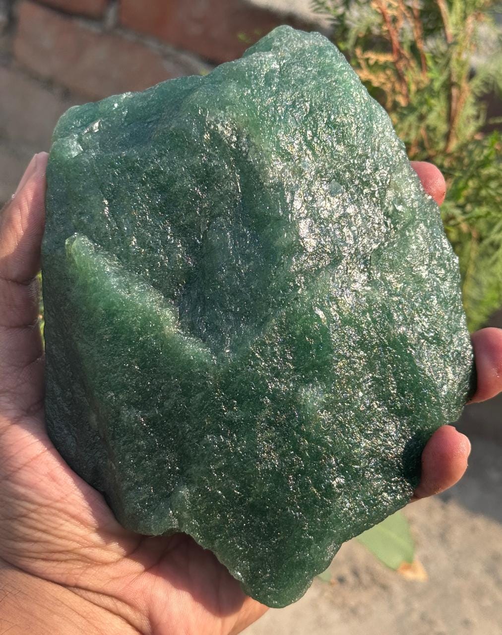 Green Aventurine Raw Rough Natural Healing Jewelery Making Manjifestation Stone 1030gram
