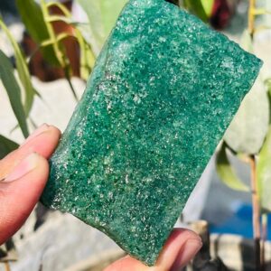 Green Aventurine Raw Rough Natural Healing Jewelery Making Manjifestation Stone 550