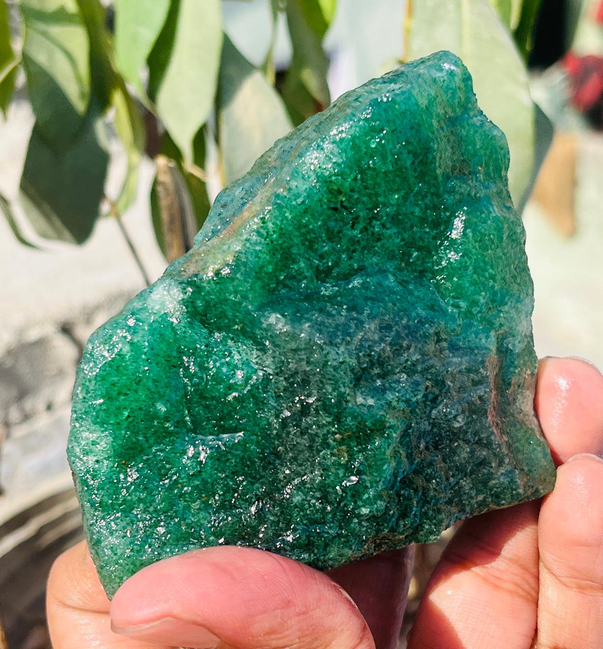 Green Aventurine Raw Rough Natural Healing Jewelery Making Manjifestation Stone 1450