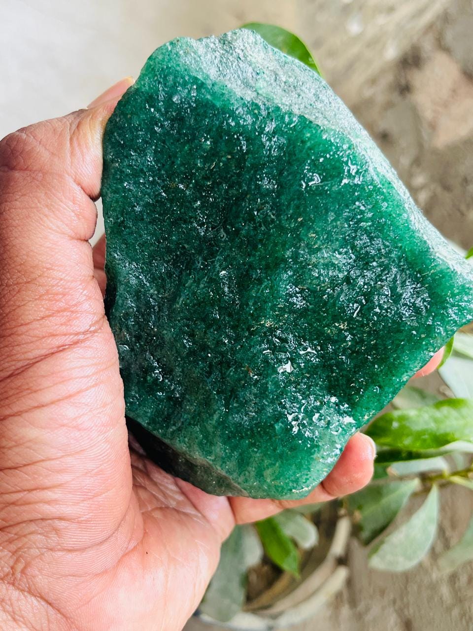 Green Aventurine Raw Rough Natural Healing Jewelery Making Manjifestation Stone 610gram