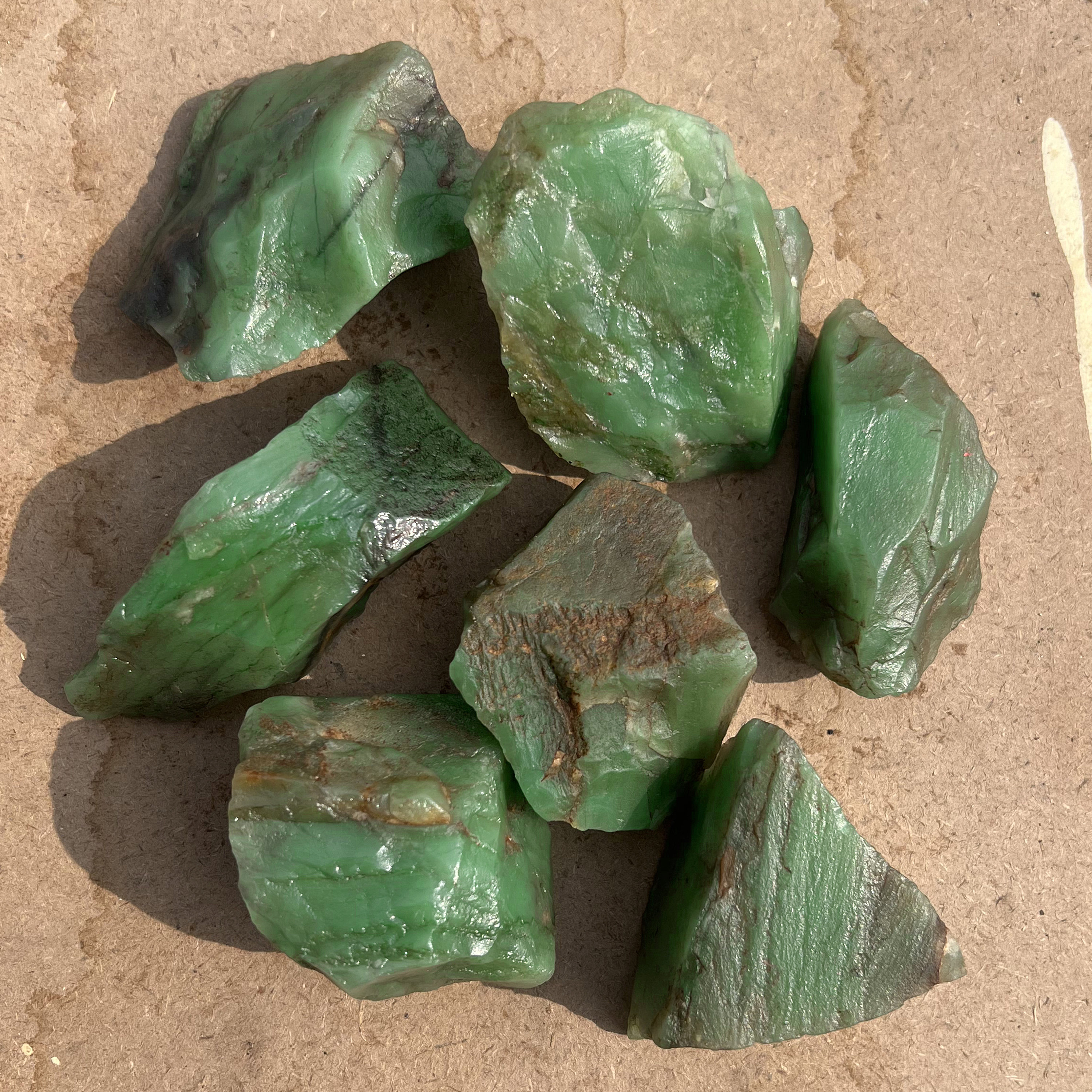 Raw Green Aventurine Rough Stone | Natural Gemstone Lot 40-50mm