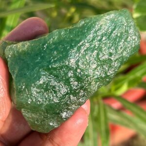 Raw Green Aventurine Specimen: Healing Crystal Home Decor (540.80 Carat)