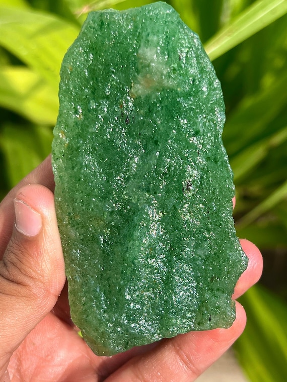 Raw Green Aventurine Specimen: Natural Healing Crystal, 936.45 Carat