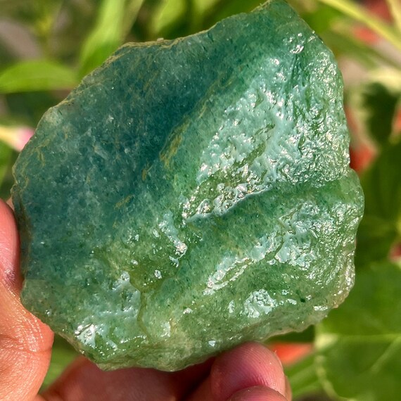 Raw Green Aventurine Specimen: Natural Healing Crystal, 636.36 Carat