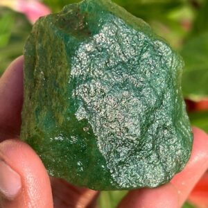 Raw Green Aventurine Specimen: Natural Healing Crystal, Home Decor (340.30 Carat)