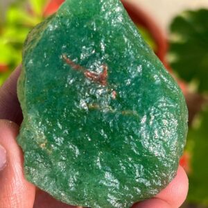 Raw Green Aventurine Specimen: Natural Healing Crystal (475 Carat)
