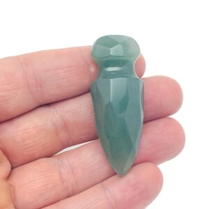 Aventurine Mini Sword Dagger Gemstone - Sword Carved Crystal - Crystal Energy - Mineral specimen - Crystal Gifts - SW1006